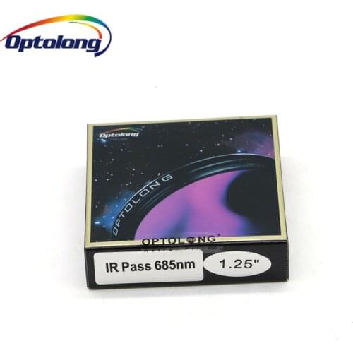 Optolong IR Pass 685nm Filter Reduce the Effects of Seeing for Planetary Photography Contrast Enhancement- 1.25" Mounted LD2054A