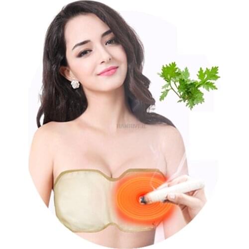 Moxibustion chest hot packs breast breast enhancement therapy instrument artifact heating massager beautiful bosom