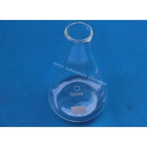 500 mL Conical flask, Erlenmeyer flask , with wide mouth, lab glassware