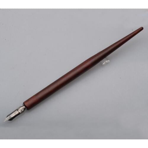 Best Wooden Gothic Dip Pen with SP39 Nib Handwriting Calligraphy Copperplate Pen Cartoon Pen