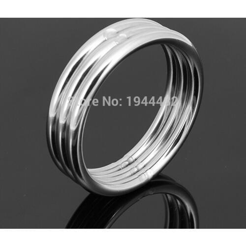 Male Penis Ring Metal Massage Cock Ring Cockring Glans Penis Delay Ejaculation Ring Sex Toys For Men Adult Products