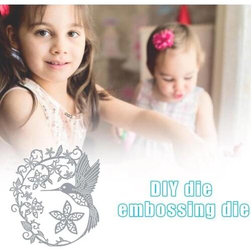 New 2020 Heart Shape Flower Metal Cutting Dies Lovebird DIY Etched Dies Craft Paper Card Making Scrapbooking Embossing