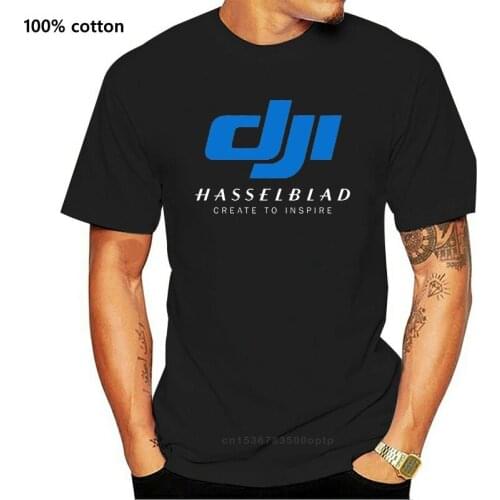 2019 New Arrival Men T Shirt New Black T Shirt Dji Hasselblad Camera Drones Photography Mens Tshirt S To 3Xl Tee Shirt Printing