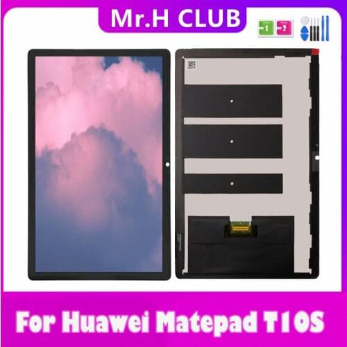 Original 10.1" For Huawei MatePad T 10S T10S AGS3-W00E AGS3-AL00 AGS3-W09 LCD Display Touch Screen Digitizer Assembly Replace