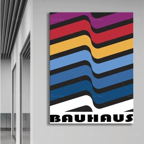 Bauhaus Weimar poster,Bauhaus Exhibition print, Herbert Bayer, Bauhaus Print, Bauhaus Architecture,Modern Art Poster