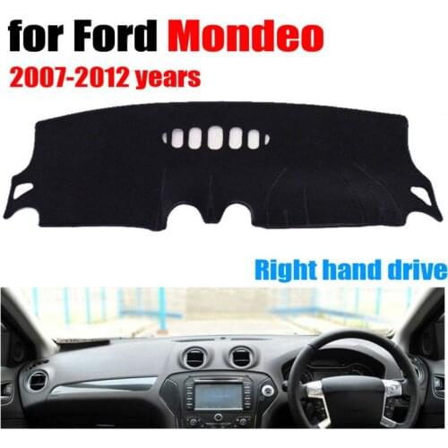 Car dashboard covers mat for Ford Mondeo 2007-2012 years Right hand drive dashmat pad dash cover auto dashboard accessories