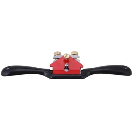 9 Inch Adjustable Plane Spokeshave Woodworking Hand Planer Trimming Tools Wood Hand Cutting Edge Chisel Tool With Screw