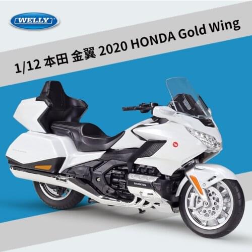 WELLY 1:12 Honda Gold Wing Diecast Metal Sport Race Motorcycle Model Motorbike Collectibles