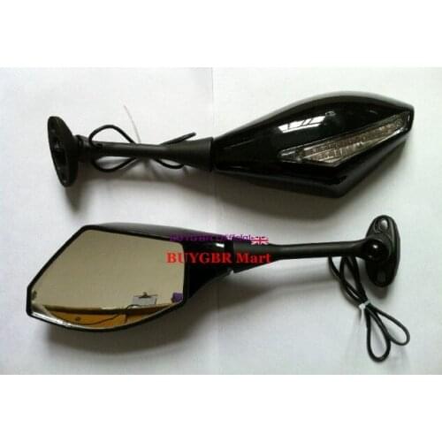 For Honda CBR 600 RR 2003-2008 CBR 1000RR 2004-2008 2005 2006 2007 Mirrors Black/Carbon BUYGBR