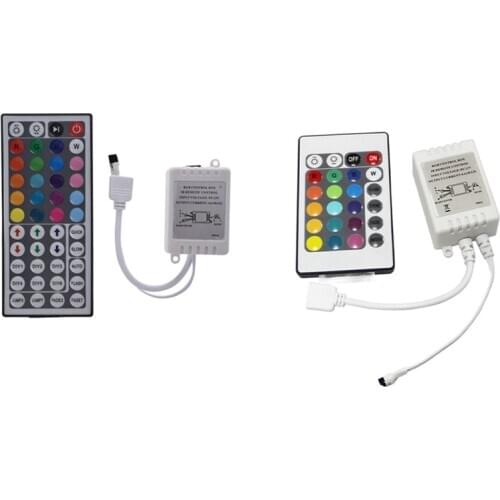 DC12V 6A 24Key 44key IR Remote Controller LED Lights Controller Dimmer For SMD 3528 5050 2835 3014 RGB LED Strip