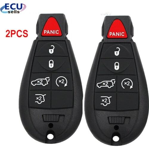 2PCSX 6BTN Remote Key for Chrysler Town Country Jeep Grand Cherokee 2008-2012 433MHZ ID46