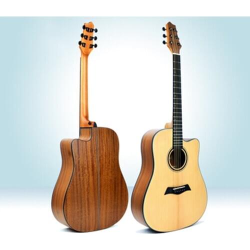 41 inch acoustic guitar solid wood color for adults musical instrument AGT339