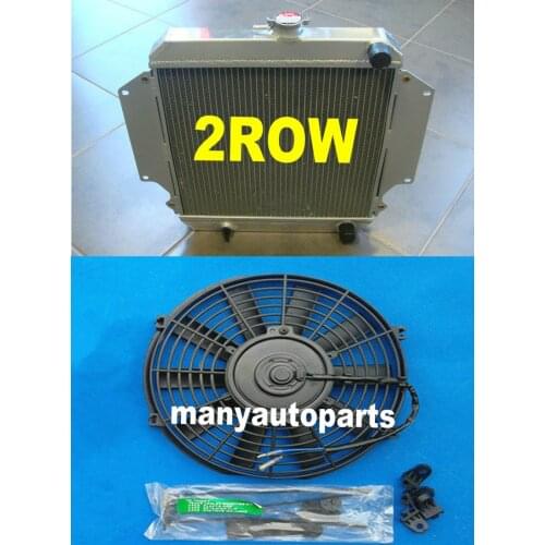 Aluminum Radiator & Fan For Suzuki Sierra 2Dr Spftop Hardtop 1.3L SJ410 SJ413 OS 1.3 1981-1996 MT Jimny MK2 Potohar Santana SJ