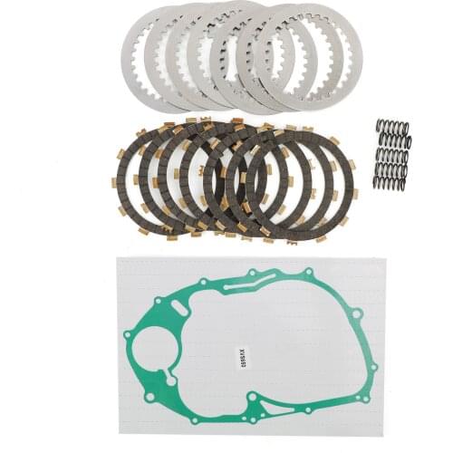 Artudatech fit for Yamaha V Star 650 1998-2011 Clutch Plate And Gasket Kit 3B6-W001G-00-00 Motorcycle Accessories Parts