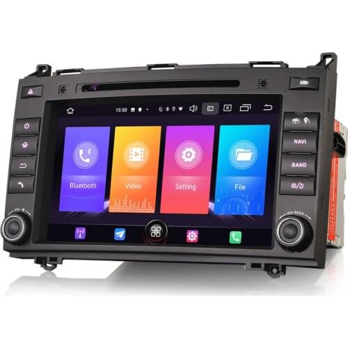 8" Android 10.0 OS Car DVD Multimedia System Player GPS Radio for Volkswagen Crafter 2006+ with Built-in DSP Amplifier System