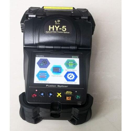 Free Shipping HY-5 Fiber Optic Welder FTTH Optical Fiber Fusion Splicer Splicing Machine Communication Equipment