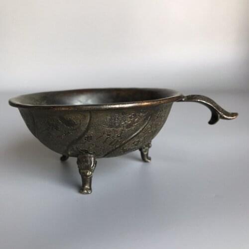 Bronze ware Old wine glasses oil lamps, Exquisite handicraft decorations