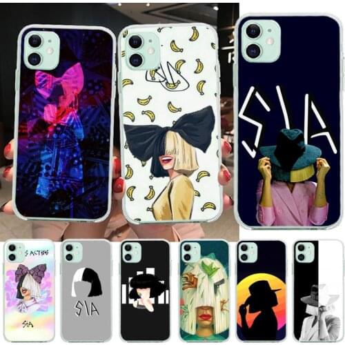 CUTEWANAN Sia the Greatest TPU black Phone Case Cover Hull for iPhone 11 pro XS MAX 8 7 6 6S Plus X 5S SE 2020 XR cover