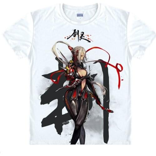 Blade Soul T-shirts kawaii Japanese Anime t-shirt Manga Shirt Cute Cartoon Pohwaran Jin Seo Yeon Cosplay shirts 41271180112 15