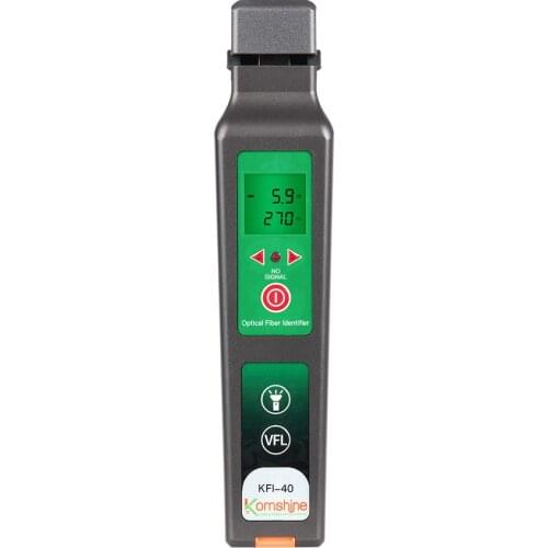 Komshine Live Optical Fiber Identifier KFI-40 Wavelength 750nm-1700nm with LED Light and 10 mA VFL Function Identifier