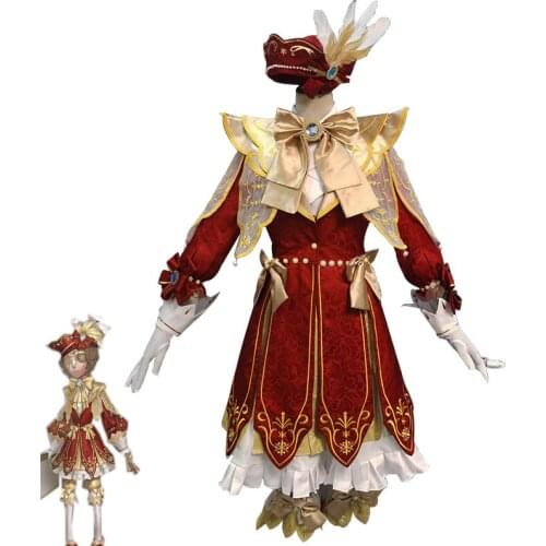 Game Identity V Survivor Narkissos Cosplay Costume Painter Edgar Valden Cosplay Outfits Fancy Suits Halloween Carnival Uniforms