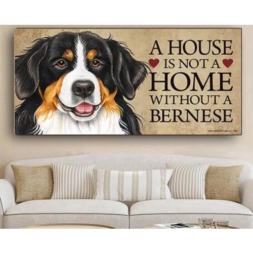 Animal picture bernese dog 5d diy diamond painting Cute pet mosaic full square Round diamond embroidery gift stitch I154