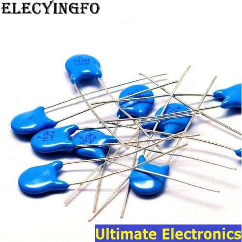 200pcs 10nF 103 1KV 0.01uF High Voltage Ceramic Disc Capacitor