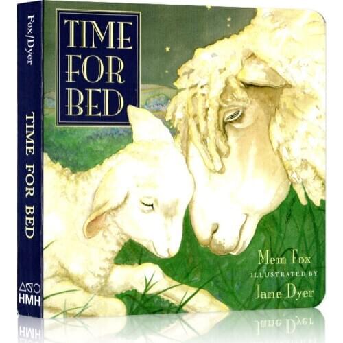 Time for Bed To Sleep English Picture Books Reading Board Book Baby English Early Picture Book Montessori Gifts for Kids Games
