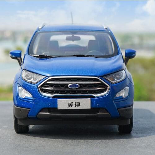 Collectiable toy vehicle model for 1:18 FORD ECOSPORT 2018 brand new blue diecast car model