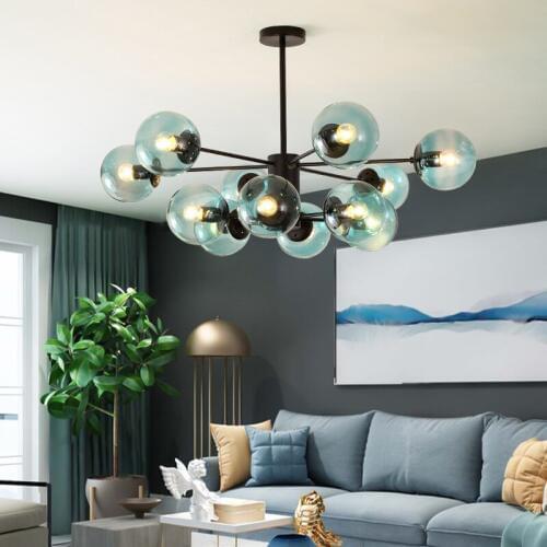 Nordic style magic bean creative chandeliers Living room dining room bedroom study lamps Commercial lighting fixtures