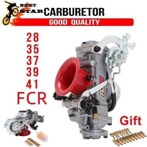 Motorcycle Zinc Alloy Carburetor Carburador 28 33 35 37 39 41 Power Jet For FCR Modified For Honda 110cc-650cc Add Power 30