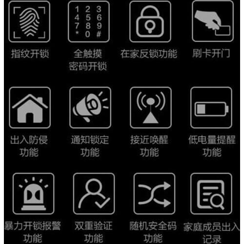 Factory wholesale agent automatic fingerprint lock Smart home anti-theft door password lock Electronic home door lock