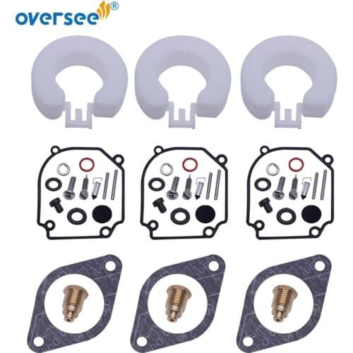 6H1-W0093 Carburetor Repair Kit For Yamaha Outboard Motor 2T 75HP 80HP 90HP, Sierra 18-7291 6H1-W0093-00 ;6H1-W0093-01