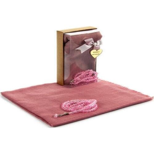 Perfect Muslim Gift Set Islamic Drape Tasbih Special Boxed Ramadan Islamic Mawlid Set 2021 Quality Islamic Rug Muslim Doormat