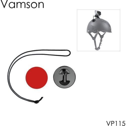 Vamson for GoPro Accessories Tether Strap with Sticker Adhesive Pad Waterproof Housing For Gopro Hero4 3 for Xiaomi for yi VP115