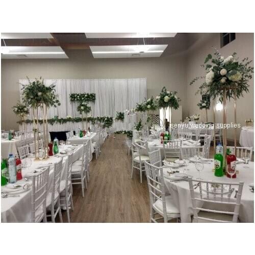 90cm tall )Mermaid Candle Holders Candelabra Tall Table Centerpieces For Wedding Gold Metal Flower Stands seny0532