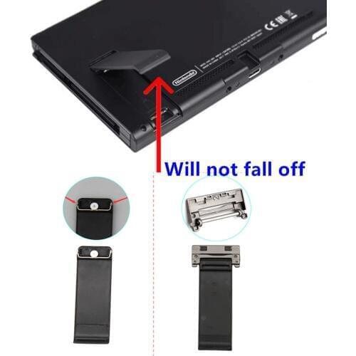 Back Kickstand Shell Support Bracket Stand Case Stand Holder Replacement for Nintend Switch NS NX Console Repair with Screw