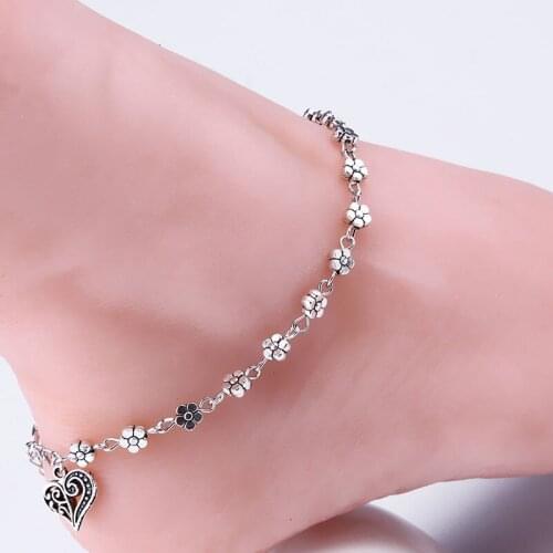 Women Fashion Silver Bead Chain Anklet Ankle Bracelet Barefoot Sandal Beach Foot Jewelry