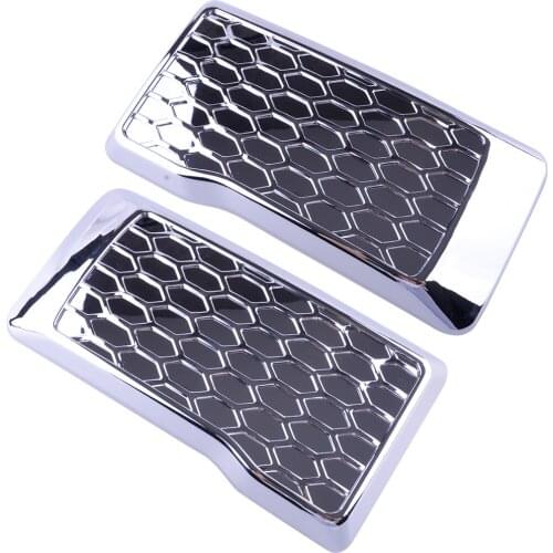 1 Pair Chrome Car Exterior Front Left Right Bumper Corner Panel Cover Trim Fit for Ford F150 2015 2016 2017 2018 2019 2020 2021