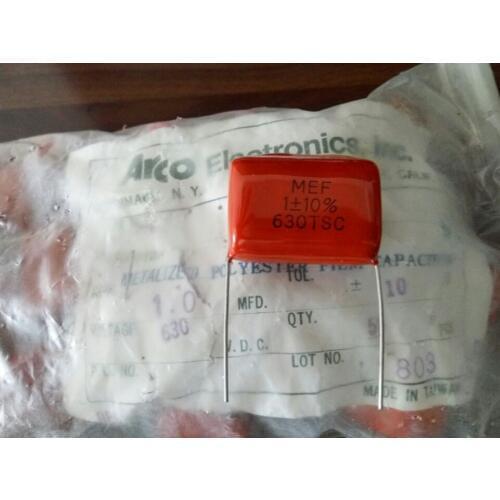 100% New and original CBB thin film capacitance 630V 105K 1UF P=32MM