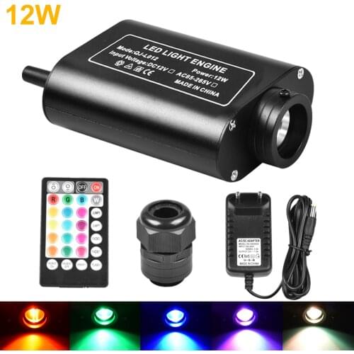 DC12V 12W Remote Control RGBW LED Light Engine/illuminator Starry Sky Machine For Bedroom