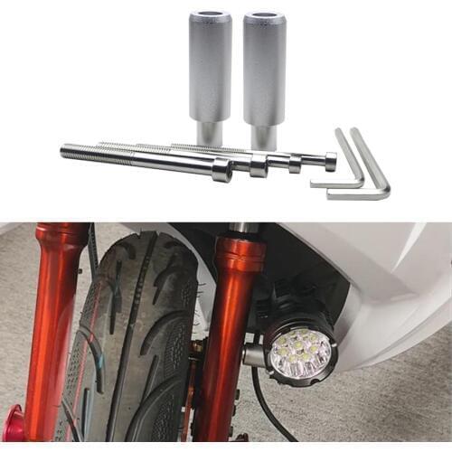 2x Motorcycle Accessories Fixed Bracket Fog light Bracket Expansion Lever Creative Lower Fork Mount Spotlight Holder
