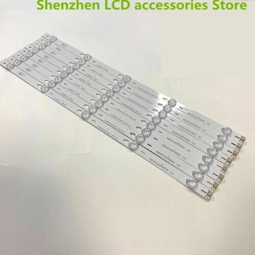 48" TV LED Backlight Strip For 4C-LB4805-HQ4 TOT-48D2700-8X5-3030C-V3 4C-LB4805-YHEX1 4C-LB4805-YHEX2 48HR330M05A1 V2