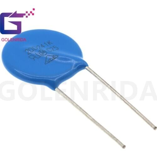 5pcs varistor 20D241K 240V piezoresistor 20D241