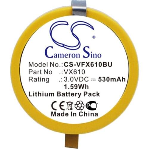 Cameron Sino 530mAh Battery for VeriFone VX610, VX610 wireless credit card machine, VX610 wireless terminal