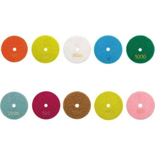 Diamond Polishing Pads 3" 80mm Wet/Dry Granite Stone Concrete Marble Disc New