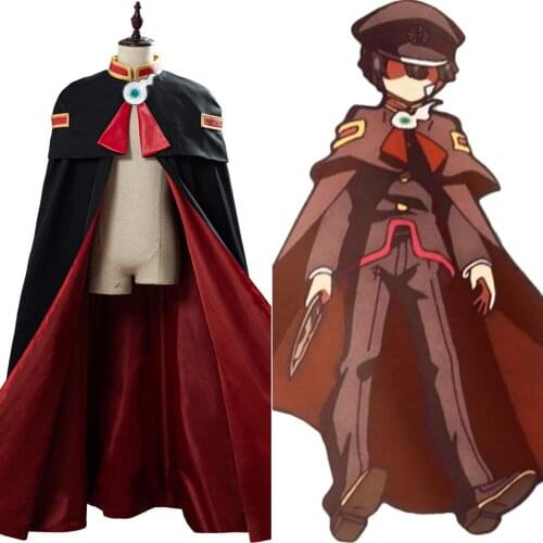 Anime Toilet Bound Hanako Kun Cosplay Cape Robe Hanako Kun Costume Cloak Coat