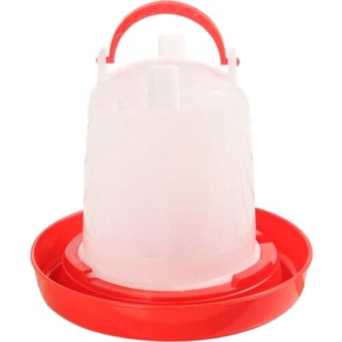 Chick Waterer and Feeder Automatic Small Poultry Water Drinkers Food Dispensers 1 Kg/2.2 Lbs Large Storage Capacity