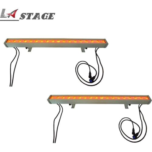 Free Shipping Outdoor 18*3W 3in1 RGB Running Effect Led Wall Washer Light LED Stage Party Lights DMX512 Led Dj Xmas Christmas