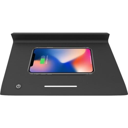 QI Wireless Car Charger For Volkswagen Tiguan 2017-2018 Intelligent Infrared Fast Wireless Charging Car Phone Holder for IPhone